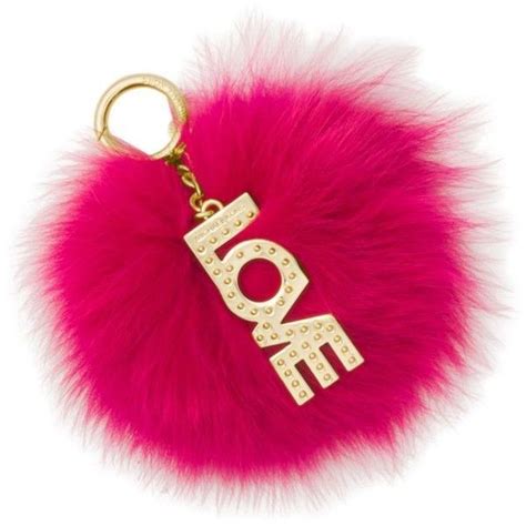 michael kors pink pom pom keychain|Amazon.com: Michael Kors Pom Pom Key Chain.